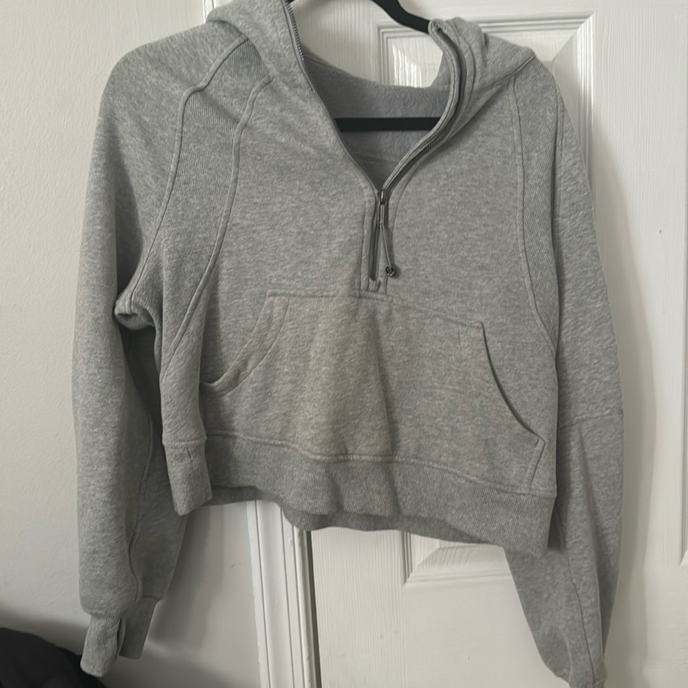 Lululemon Scuba Oversized half zip hoodie